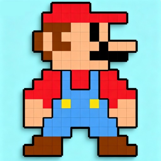 Pixel Brick Breaker Game