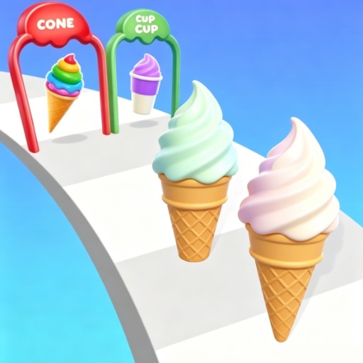 Ice Cream Stack Run Game