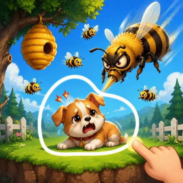 Puppy Shield Rescue Game
