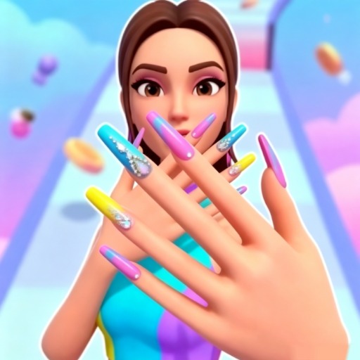 Long Nails Sky Run Game