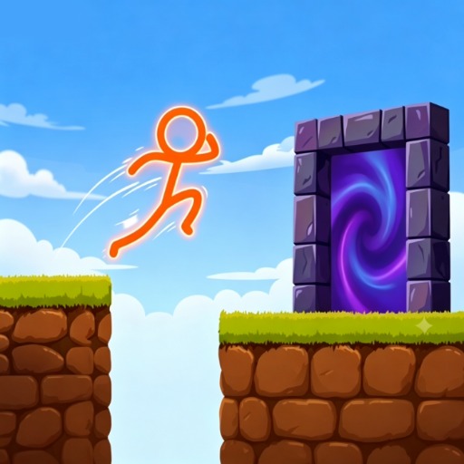 Portal Parkour Stick Game