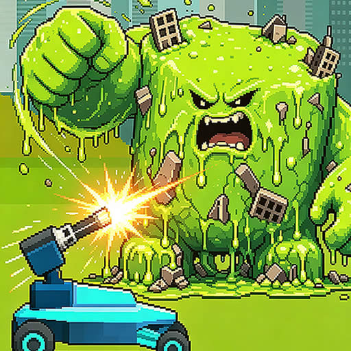 Pixel Kaiju Breaker Game